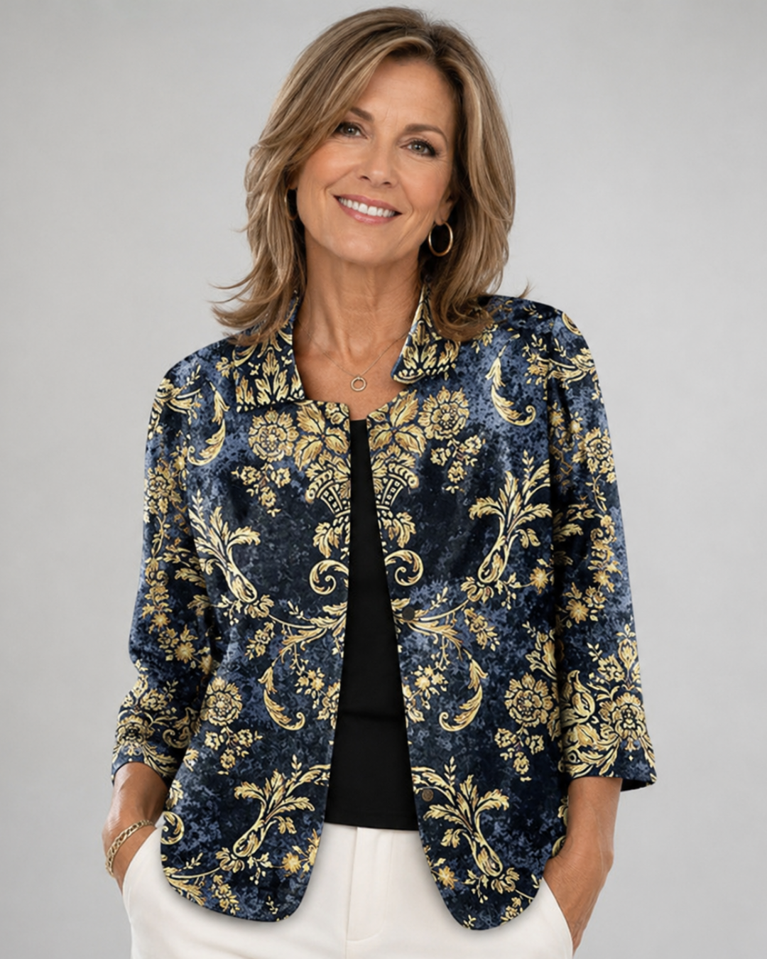 Dark Blue/ Gold / 5XL