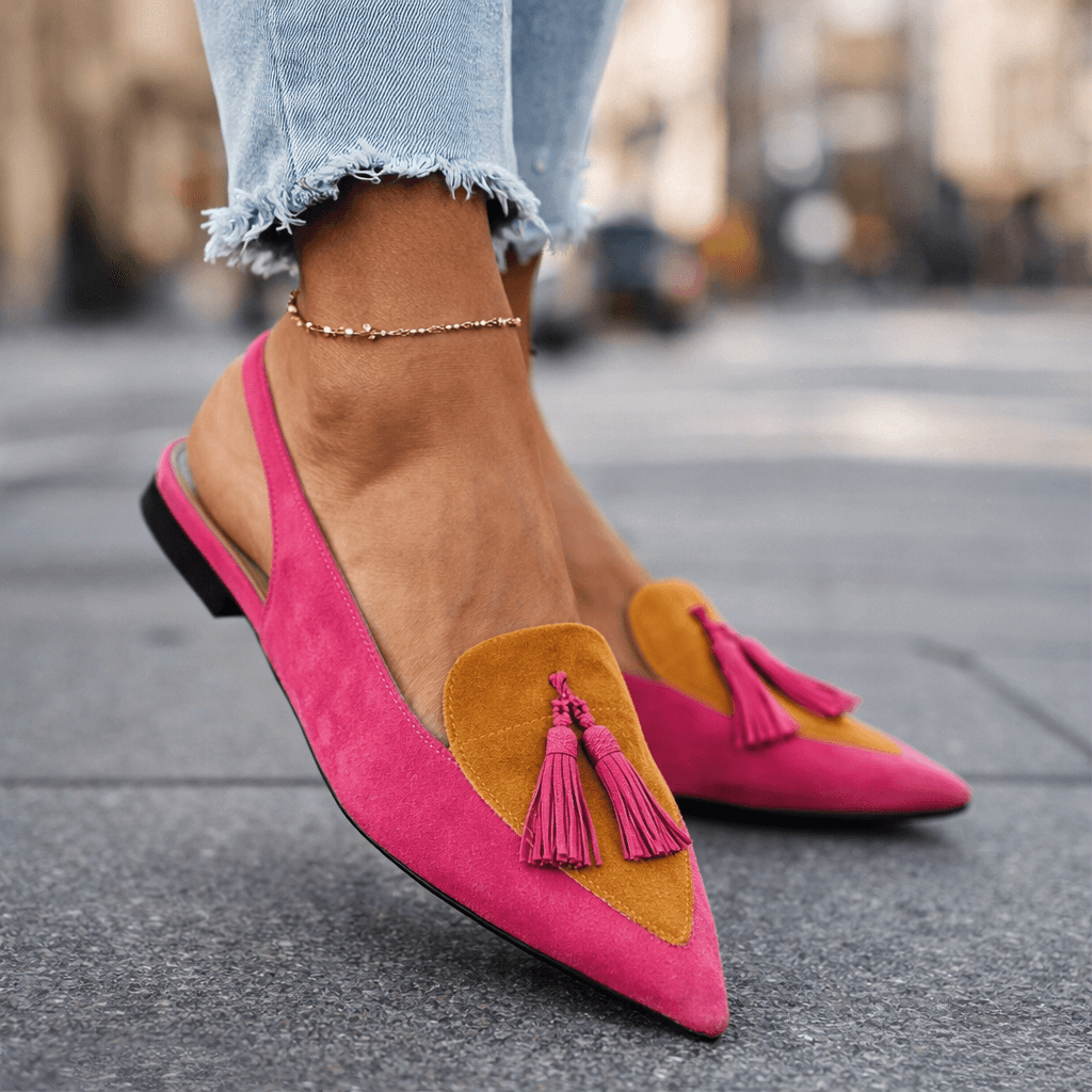 Pink and mustard / US 11