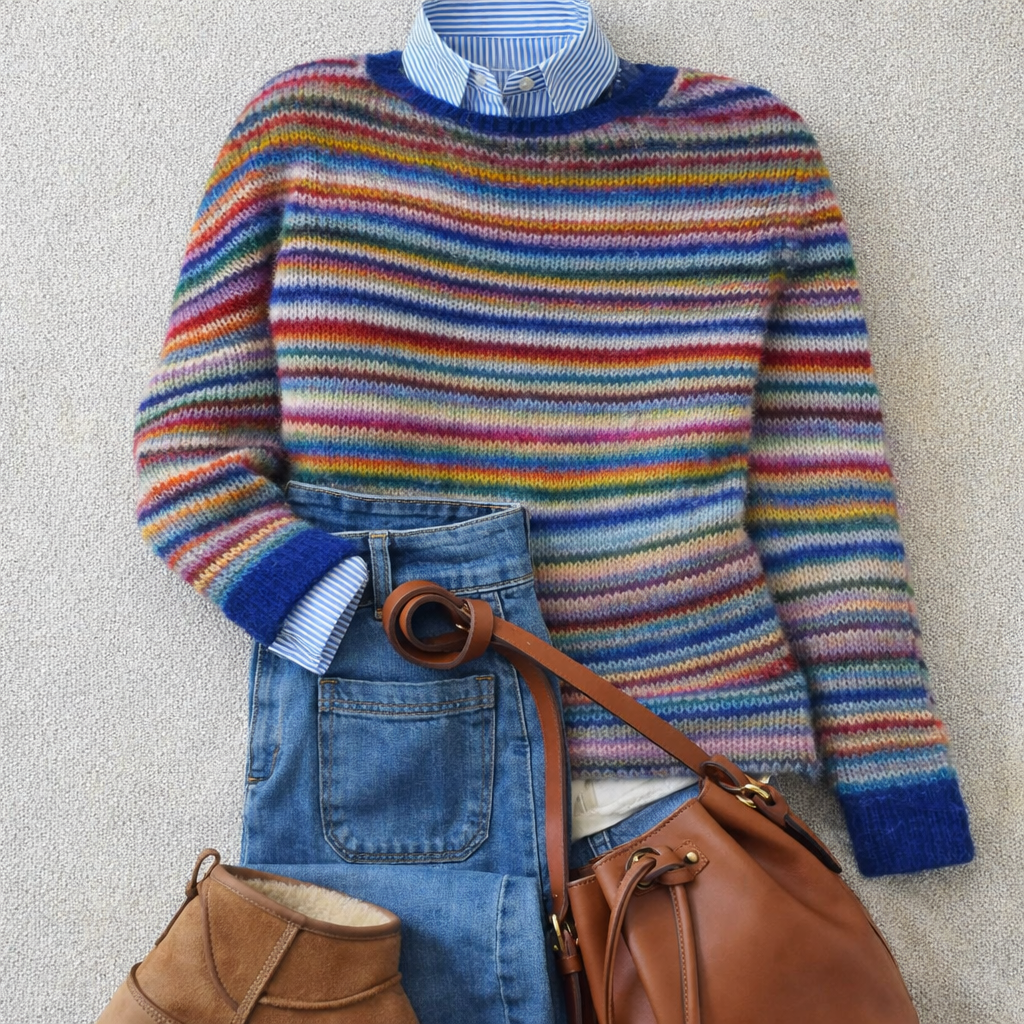 Rainbow Stripes / 5XL